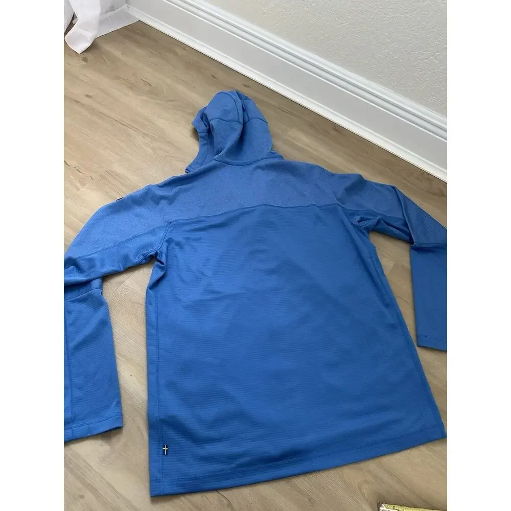Fjallraven Abisko Trail Fleece Hooded Jacket 82257 Full Zip UN Blue Men’s XL